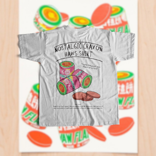 CRAYON HAWS (WHITE T)