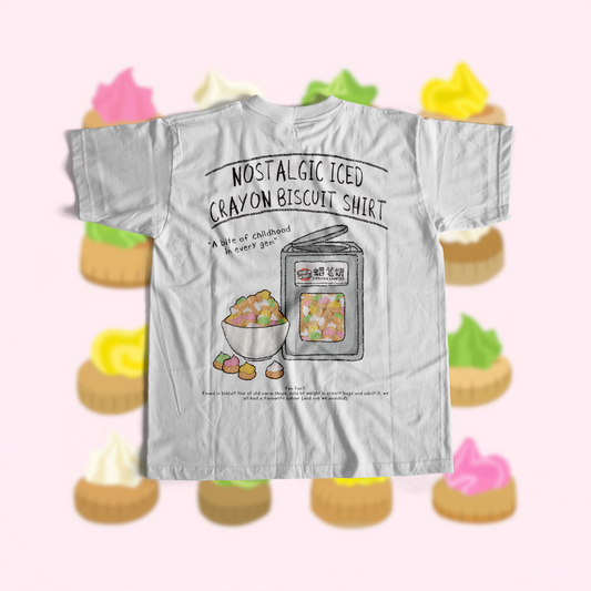 ICED CRAYON BISCUIT (WHITE T)