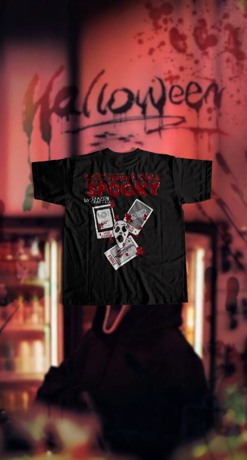 SPOOKY CALL (BLACK T)