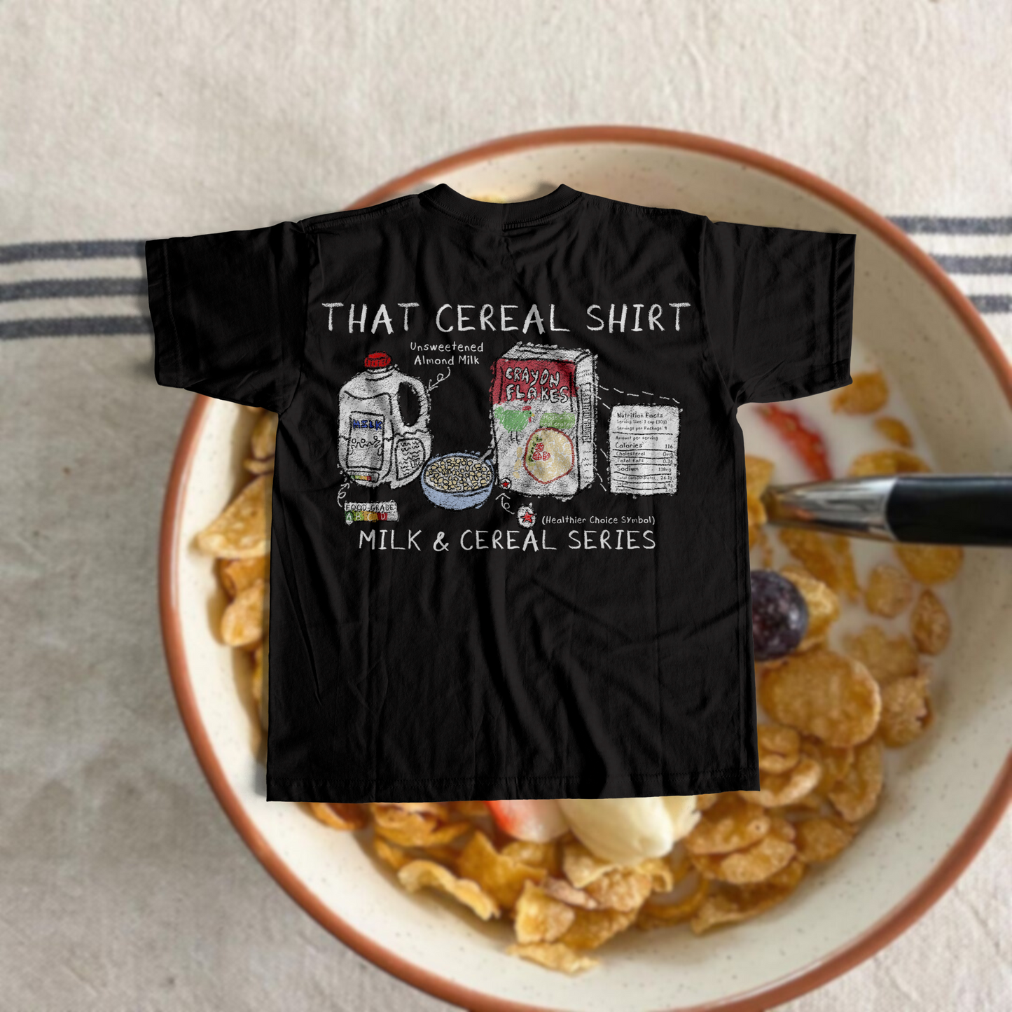 CRAYON FLAKES (BLACK T)