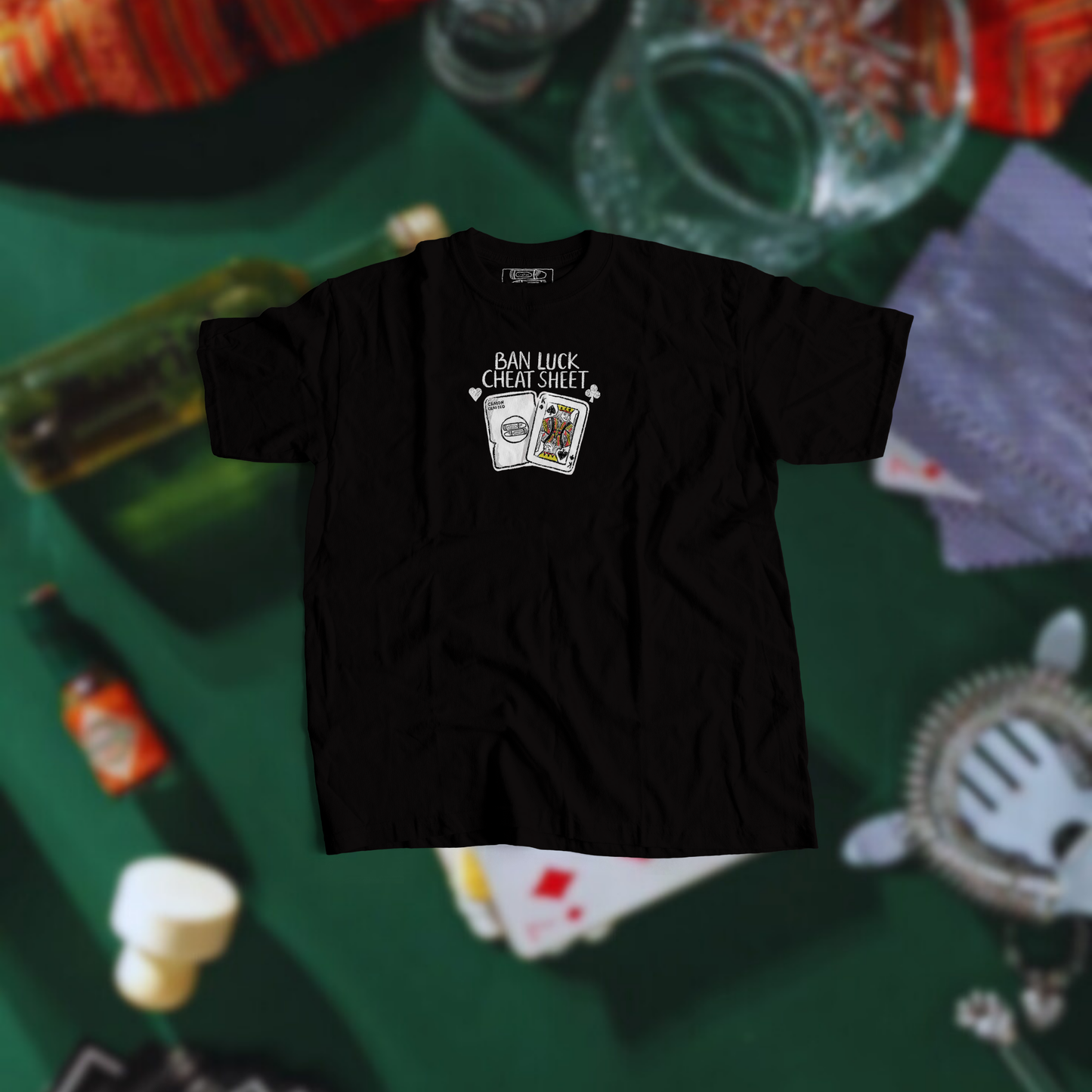BAN LUCK CHEAT SHEAT (BLACK T)