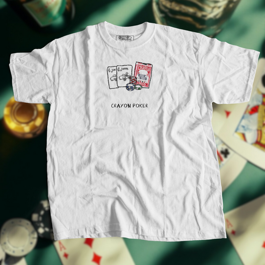 CRAYON POKER (WHITE T)