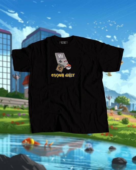 CRAYON QUEST (BLACK T)
