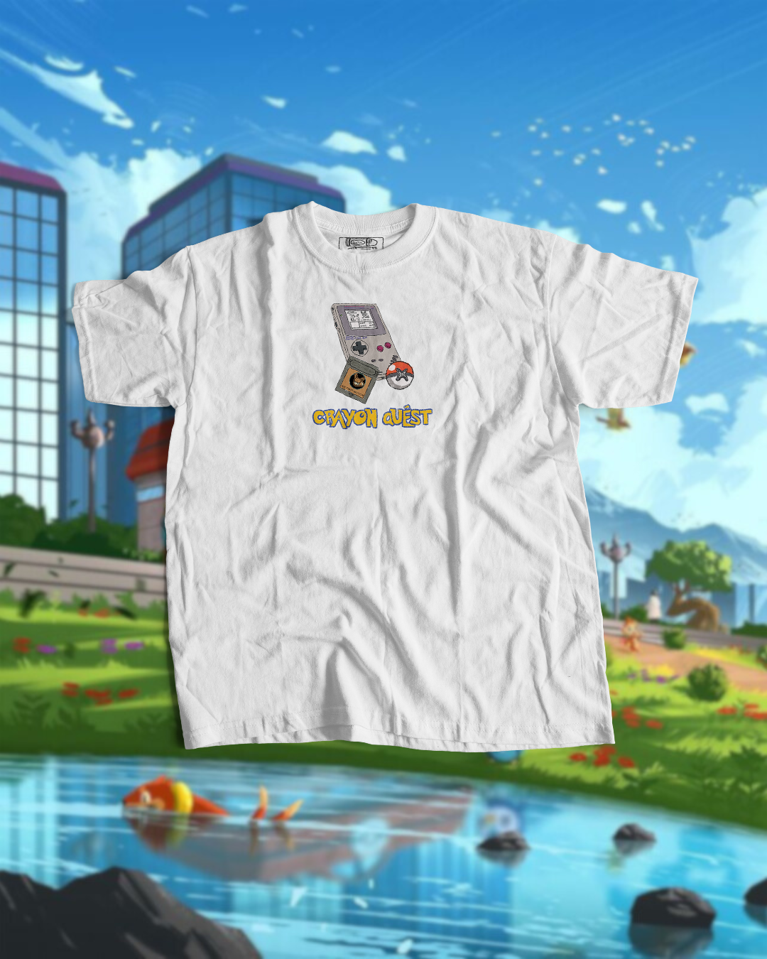 CRAYON QUEST (WHITE T)