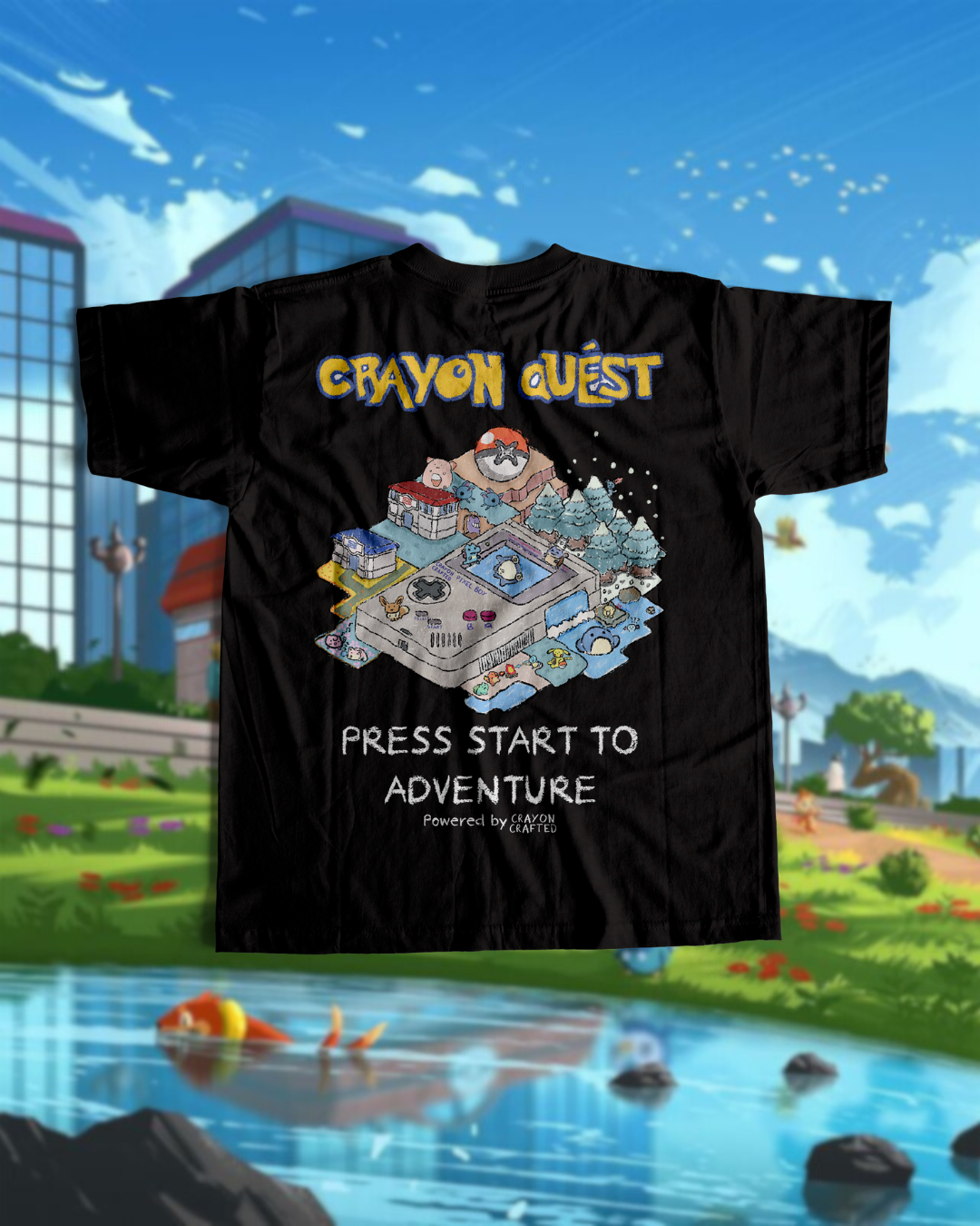 CRAYON QUEST (BLACK T)