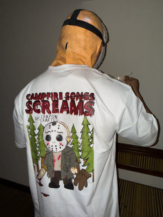 CAMPFIRE SCREAMS (WHITE T)