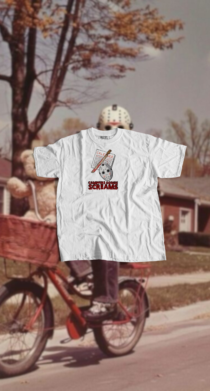 CAMPFIRE SCREAMS (WHITE T)