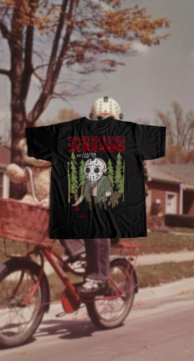 CAMPFIRE SCREAMS (BLACK T)