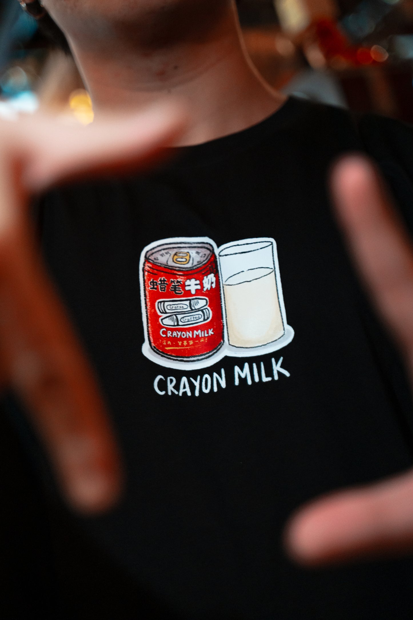 CRAYON MILK (BLACK T)