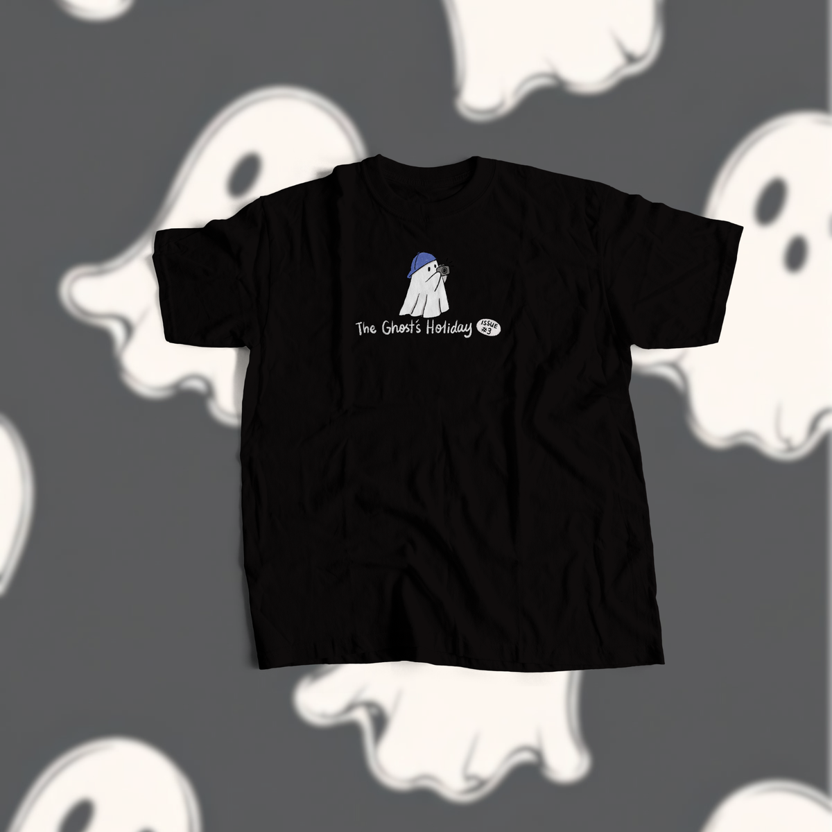 GHOST'S HOLIDAY (BLACK T)