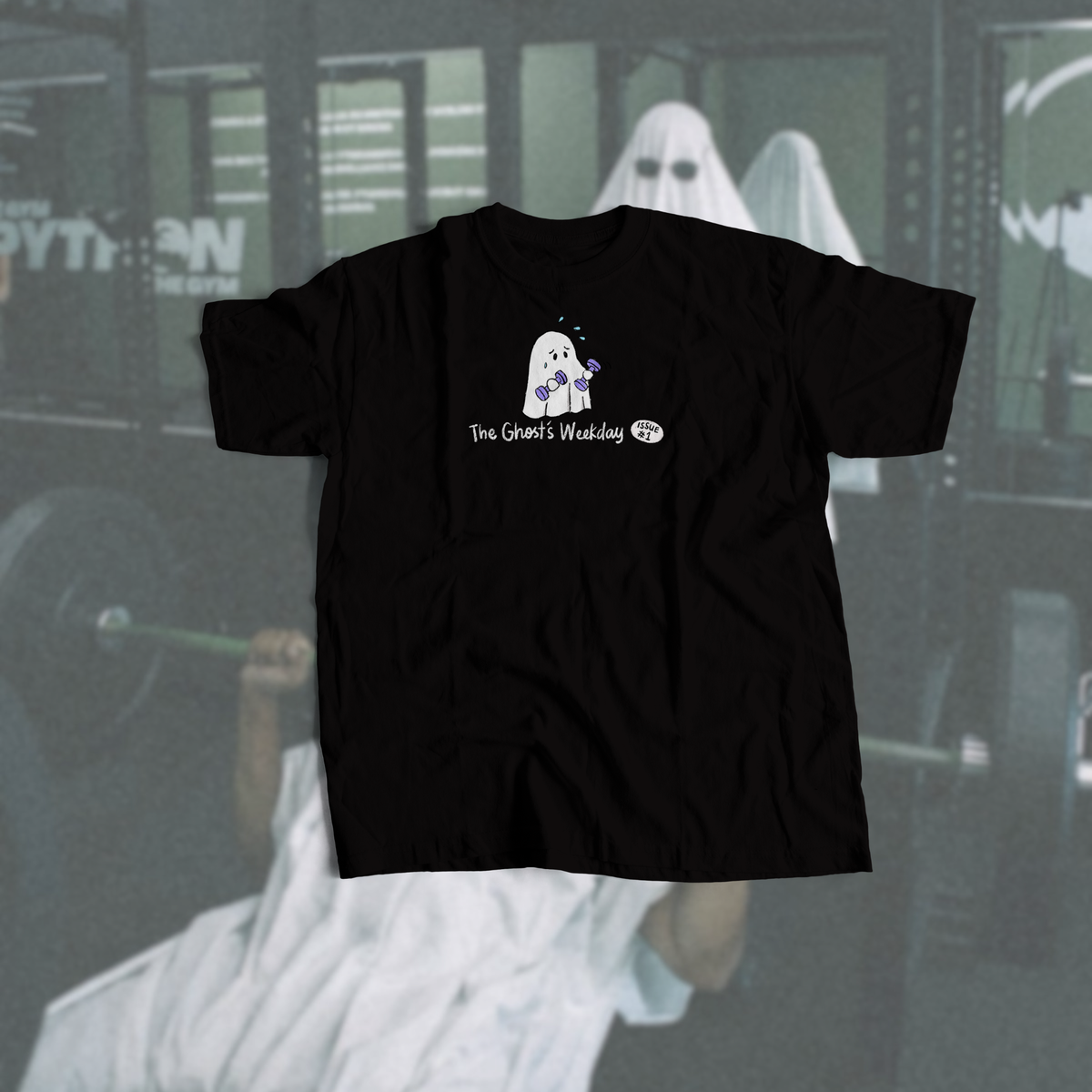 GHOST'S WEEKDAY (BLACK T)