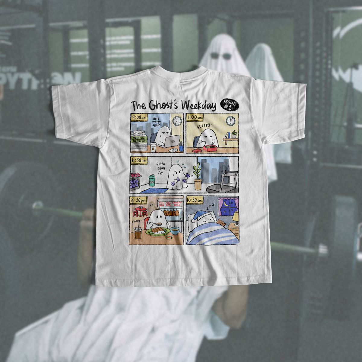 GHOST'S WEEKDAY (WHITE T)