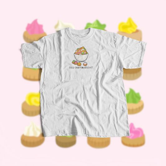 ICED CRAYON BISCUIT (WHITE T)